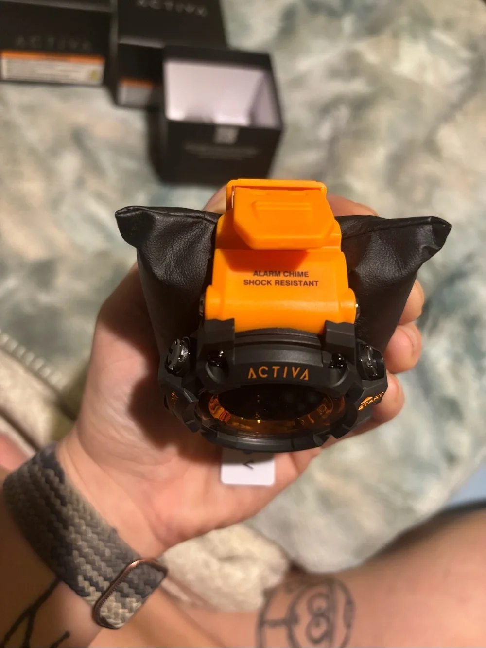 Activa X Invicta Digital Unisex Watch - 50mm, Orange (ACW8082-009)